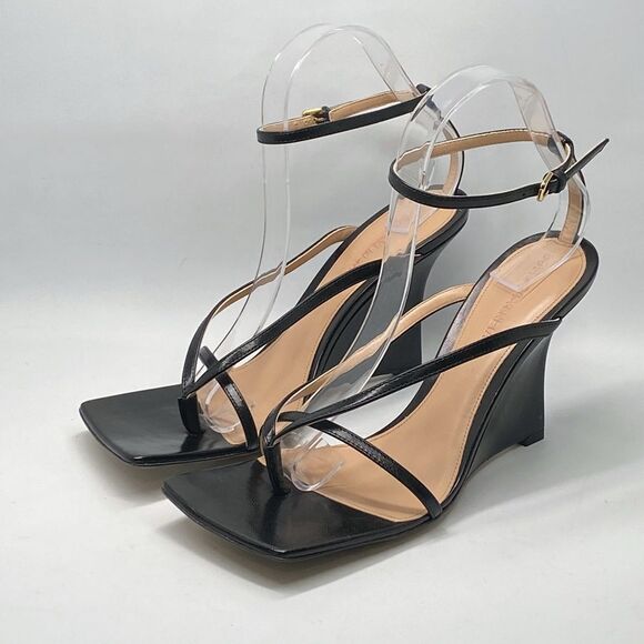 Bottega Veneta Stretch Strappy Wedge Sandals size 38.5 - Picture 4 of 14